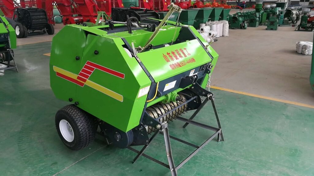 Round bale picking and baling machine - XINLIAN